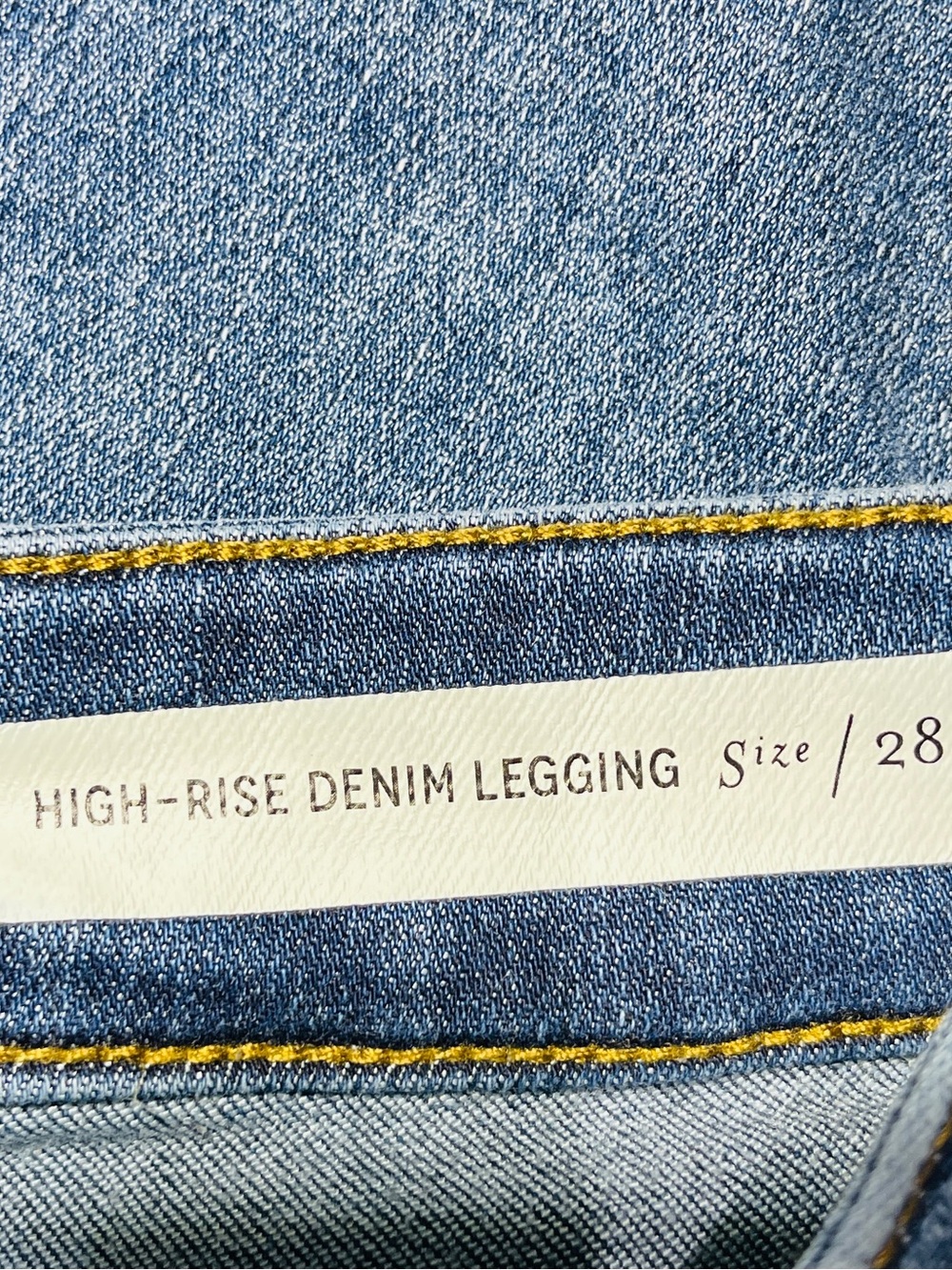 Pilcro Skinny High-Rise Button-Fly Blue Jeans - Picture 6 of 7